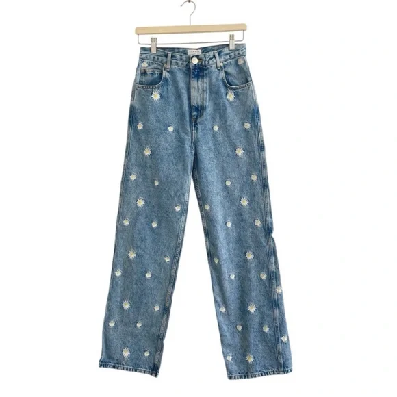 Sandro Paris Daisy Jeans Cottagecore Soft Girl Boho Embroidered EU 38 US
28 US 6 - Picture 5 of 15